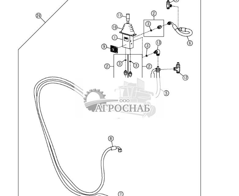 Гидросист. вспом. кл. напр. контр. (4 функц.) - ST26483 364.jpg
